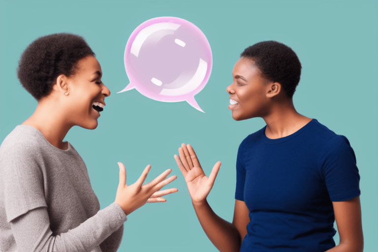 Des bulles de dialogue représentant des interactions